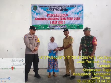 penyaluran BLT DD Bulan Juli 2023